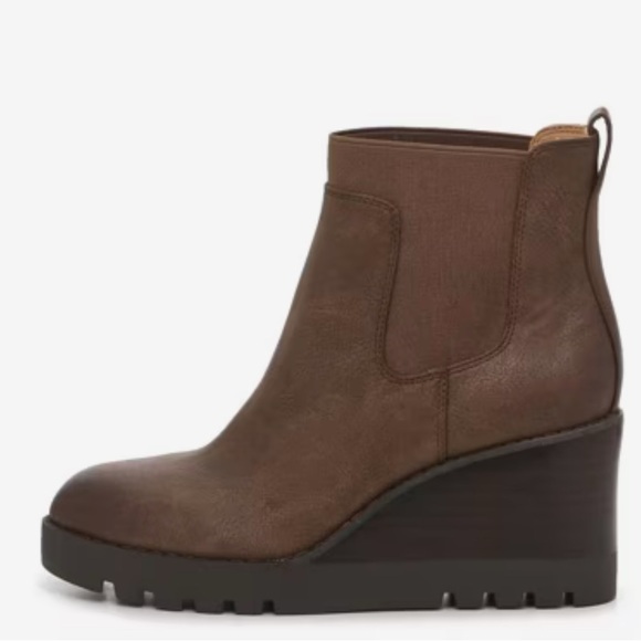 Crown Vintage Marleen Wedge Chelsea Boot Brown like new - Picture 2 of 7